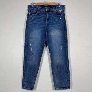 Liverpool Non Skinny Skinny Jean Wms 12/31 Denim Pixie Wash Mid Rise Cropped